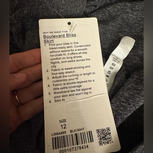 2 Lululemon Athletica Boulevard Bliss Skirt & Anytime Skirt size 12, 2 skirts - Picture 5 of 12